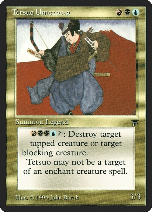 Tetsuo Umezawa Card Front