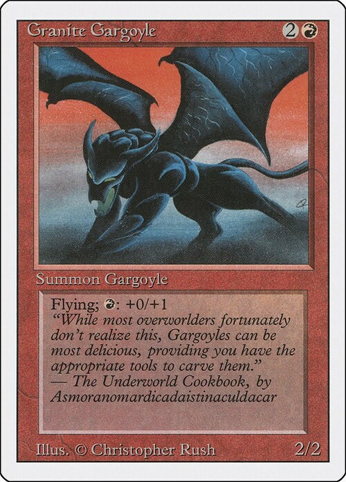 Granite Gargoyle Card Front