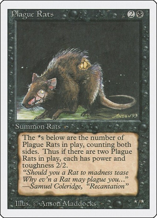 Plague Rats Card Front