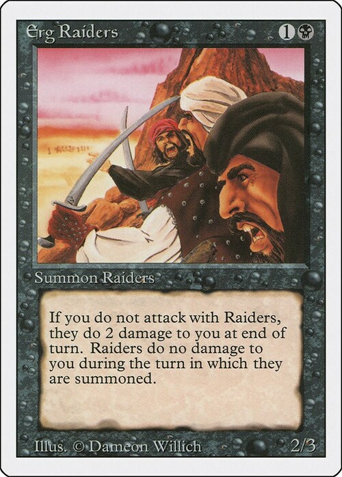 Erg Raiders Card Front