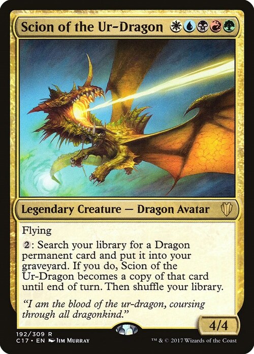 Scion of the Ur-Dragon Card Front