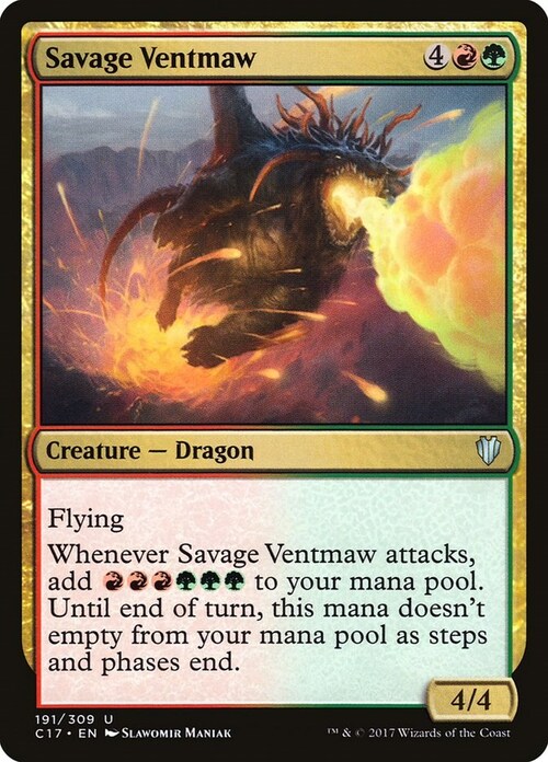 Savage Ventmaw Card Front