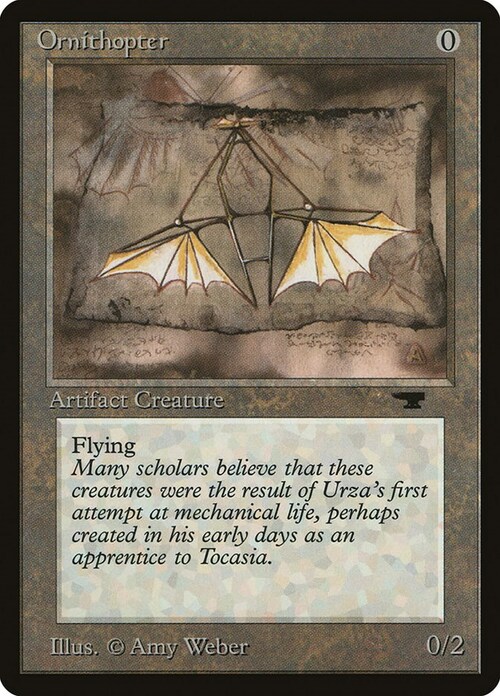 Ornithopter Card Front