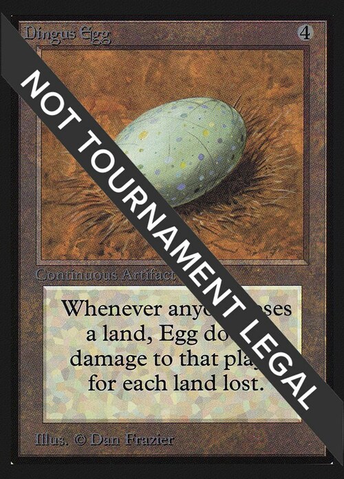 Dingus Egg Card Front