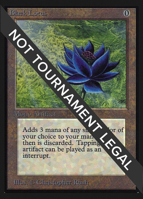 Black Lotus Card Front