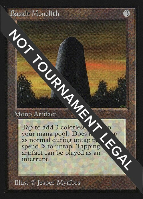 Basalt Monolith Card Front