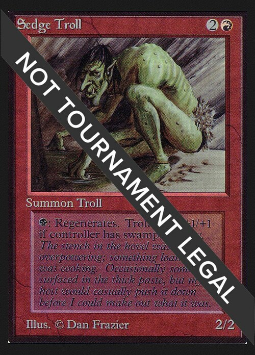 Sedge Troll Card Front