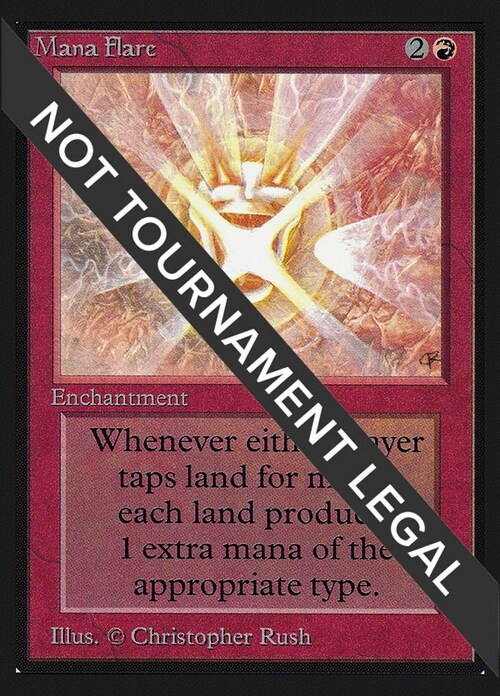 Mana Flare Card Front