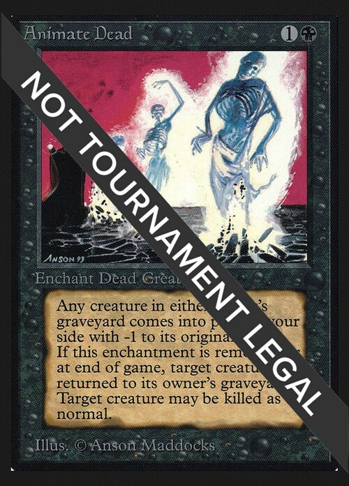 Animate Dead Card Front