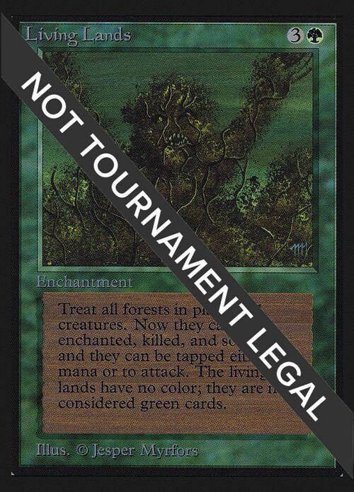 Living Lands Card Front