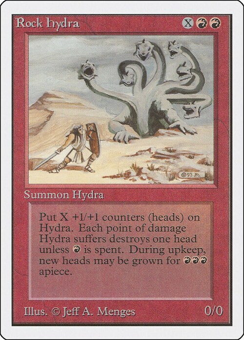 Rock Hydra Card Front