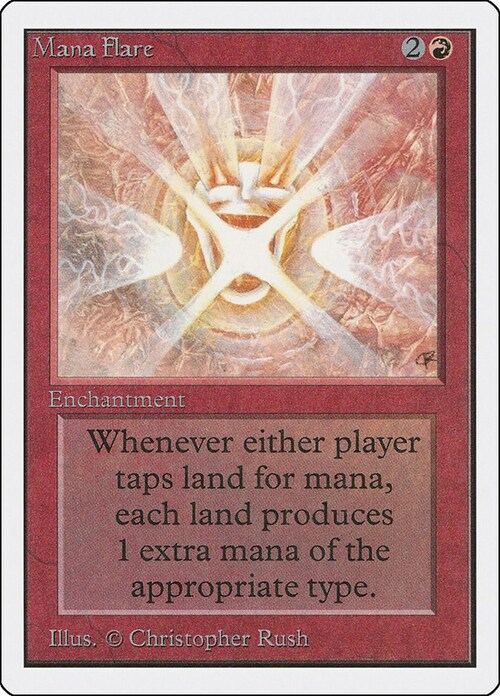 Mana Flare Card Front