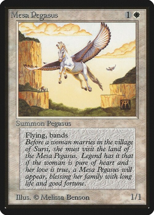 Mesa Pegasus Card Front