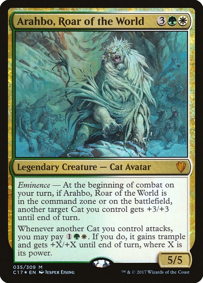 Arahbo Roar Of The World Commander Magic Cardtrader