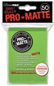 50 Ultra Pro Pro-Matte Sleeves (Light Green)