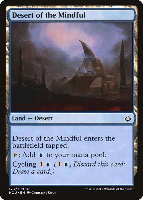 Desert of the Mindful Card Front