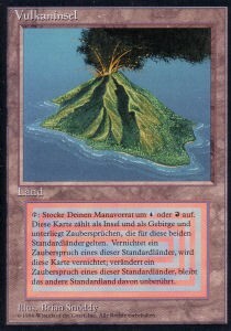 Volcanic Island Card Front