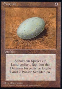 Dingus Egg Card Front