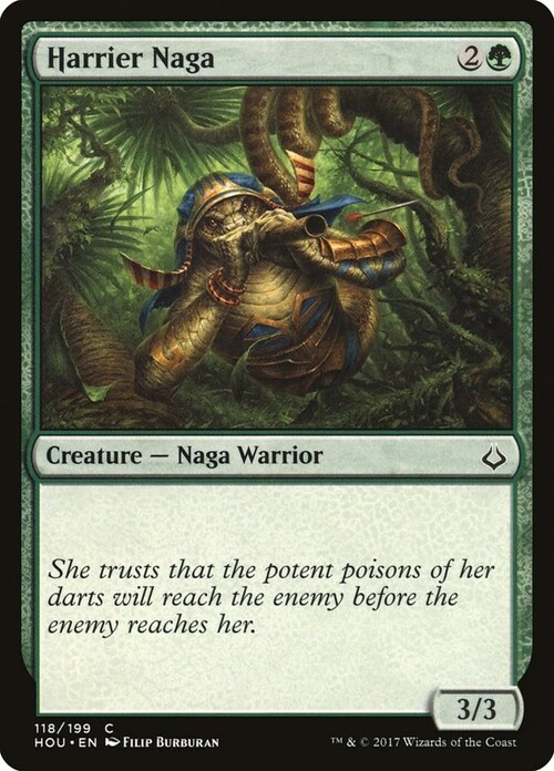 Harrier Naga Card Front