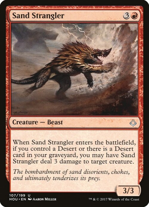 Sand Strangler Card Front