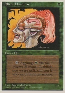 Llanowar Elves Card Front