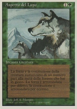 Aspect of Wolf Card Front