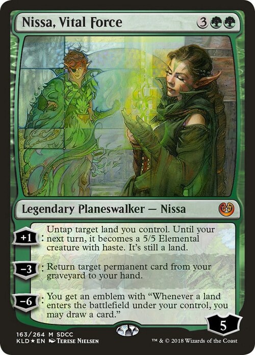 Nissa, Vital Force Card Front