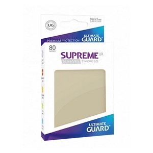 80 Ultimate Guard Supreme UX Sleeves (Sand)