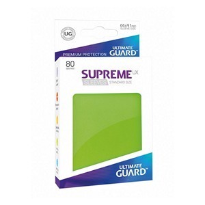 80 Ultimate Guard Supreme UX Sleeves (Light Green)