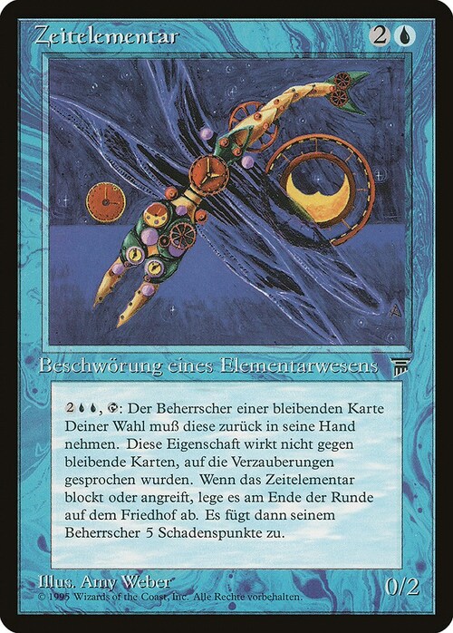 Time Elemental Card Front