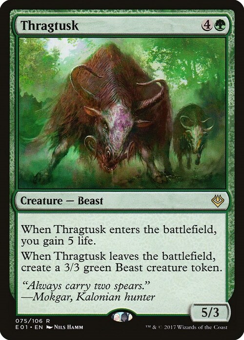 Thragtusk Card Front