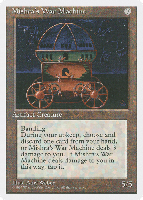 Mishra's War Machine Card Front