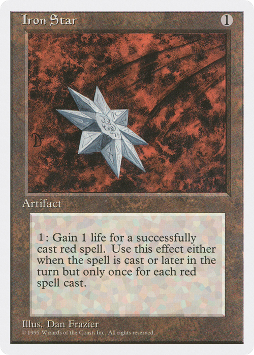 Iron Star Card Front