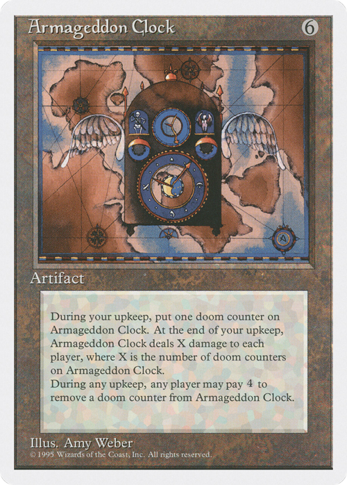 Armageddon Clock Card Front