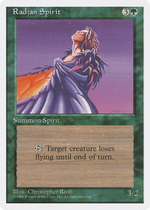 Radjan Spirit Card Front