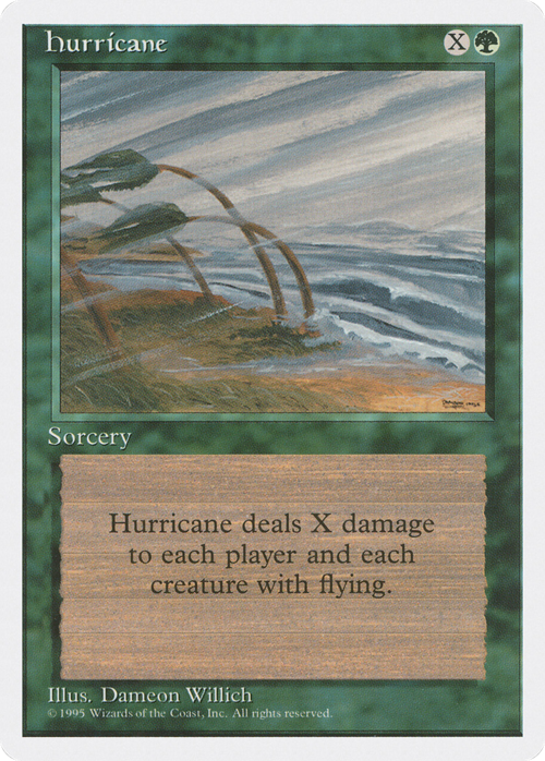 Hurricane Card Front