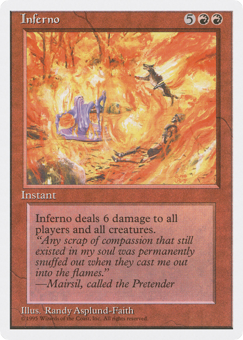 Inferno Card Front