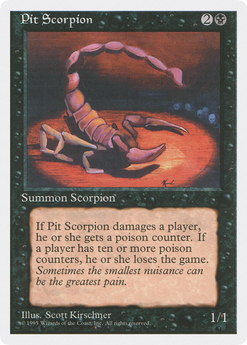 Pit Scorpion Card Front