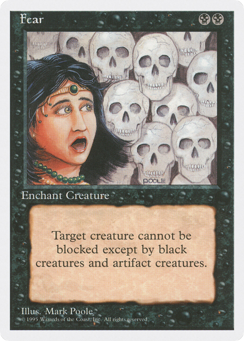 Fear Card Front