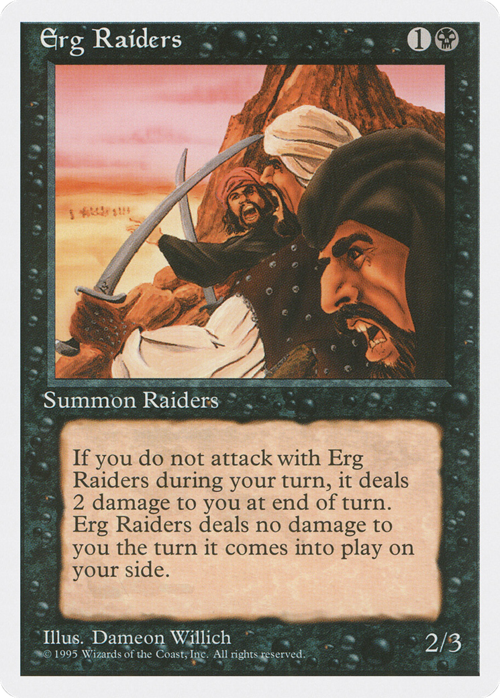 Erg Raiders Card Front