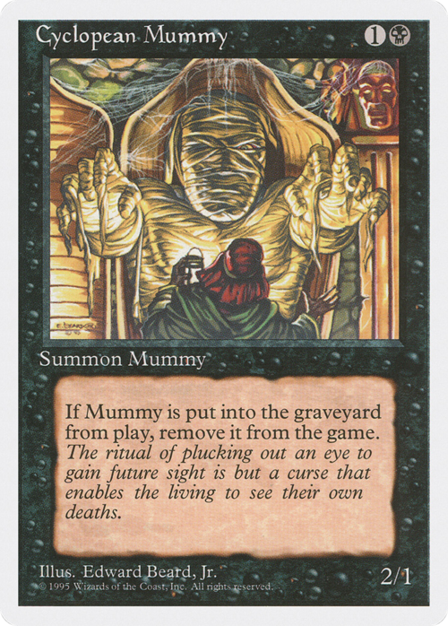 Cyclopean Mummy Card Front