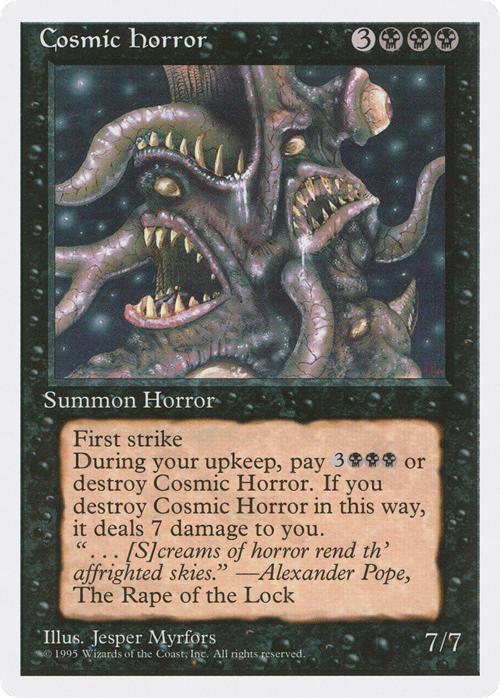 Cosmic Horror Card Front