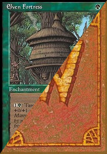 Elven Fortress Card Front