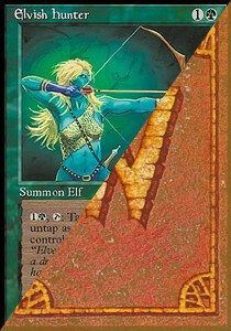 Elvish Hunter Card Front