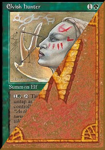 Elvish Hunter Card Front