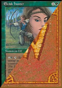 Elvish Hunter Card Front