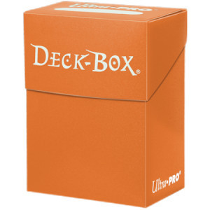 Ultra-Pro Solid Orange Deckbox