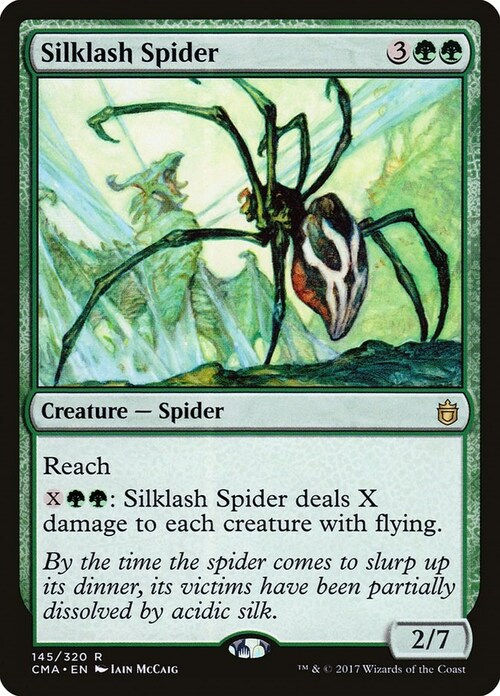 Silklash Spider Card Front