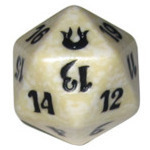 Born of the Gods: D20 Die (White)