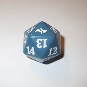 Fate Reforged: D20 Die (Blue)